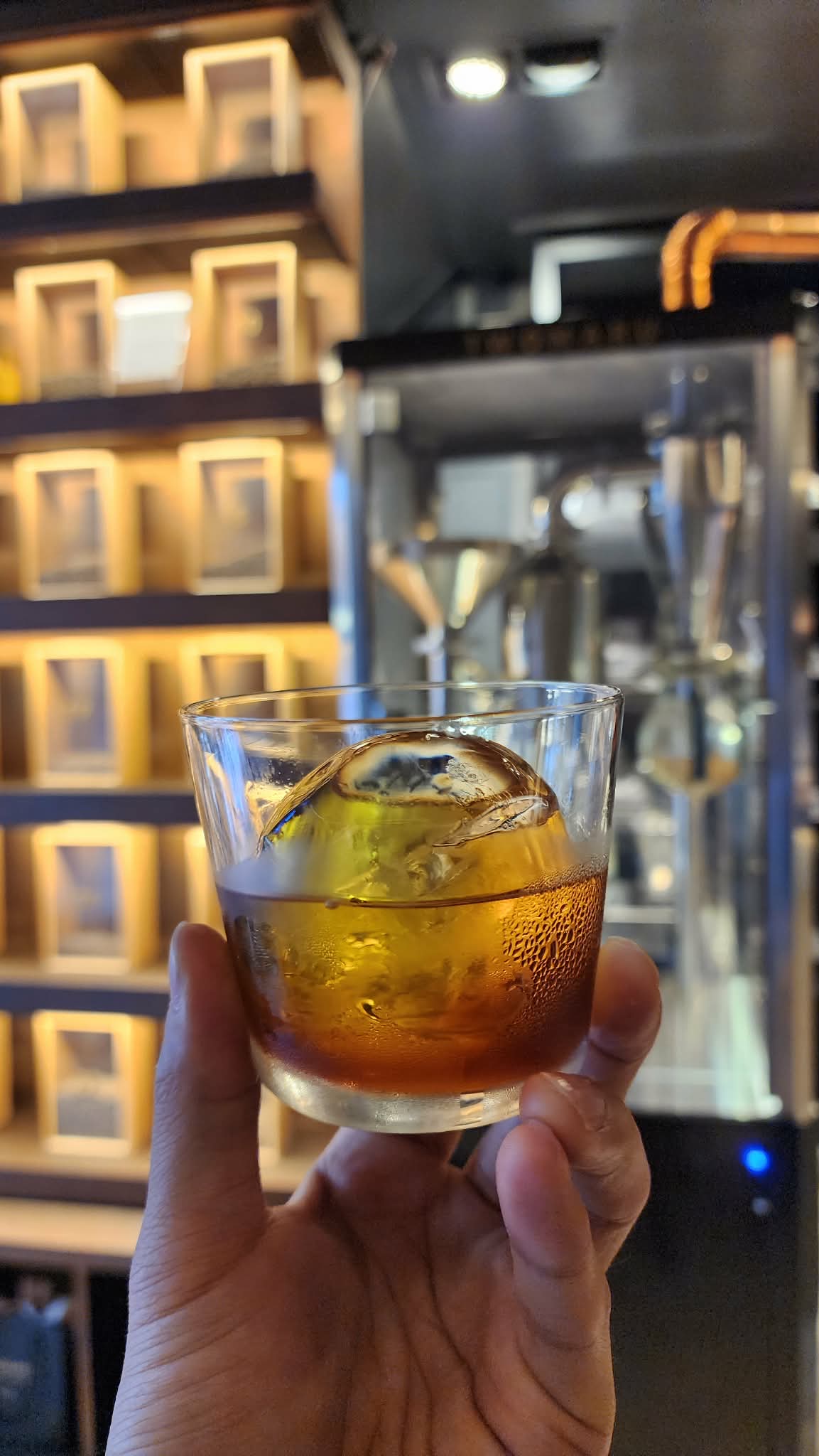 TWOMARU GINZAのアイスボウルコーヒー